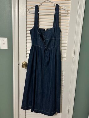 Reformation Denim Dress Size 6 NWT